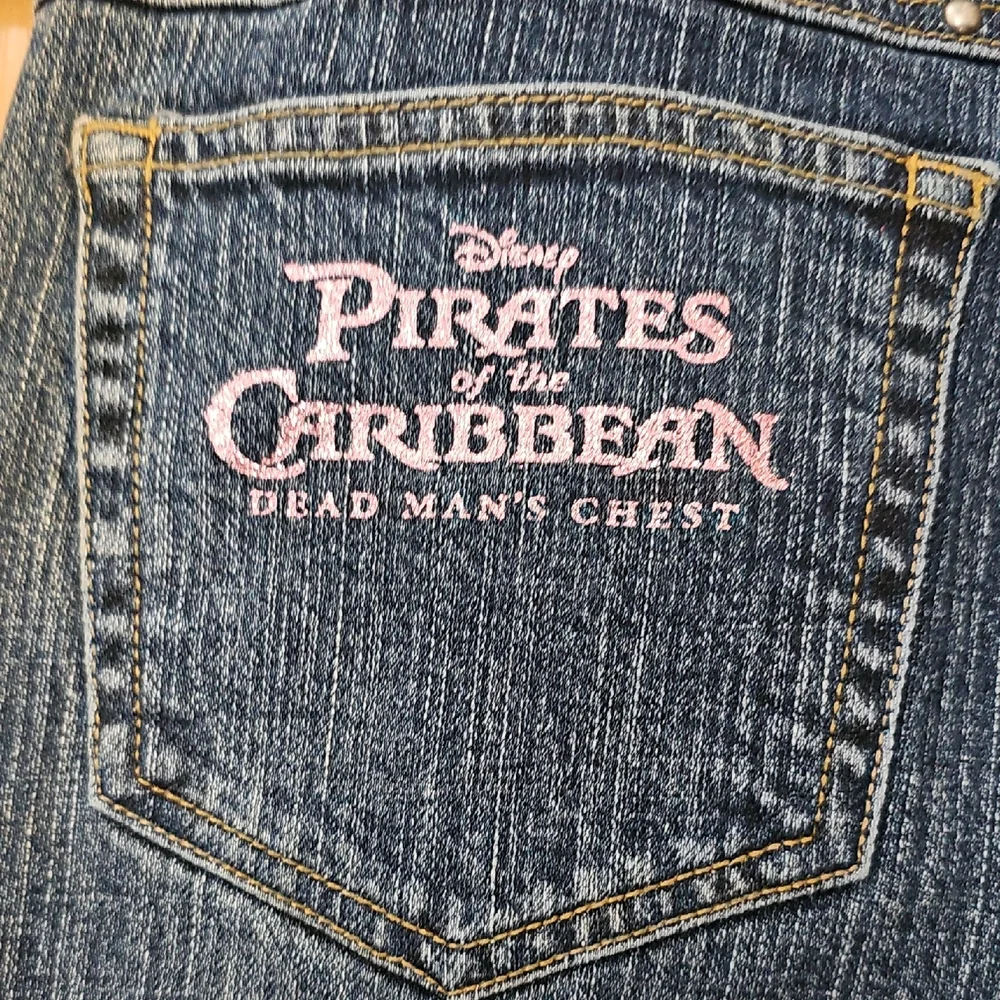 Vintage Disney Pirates Of The Carribean Blue Jeans - Picture 11 of 16